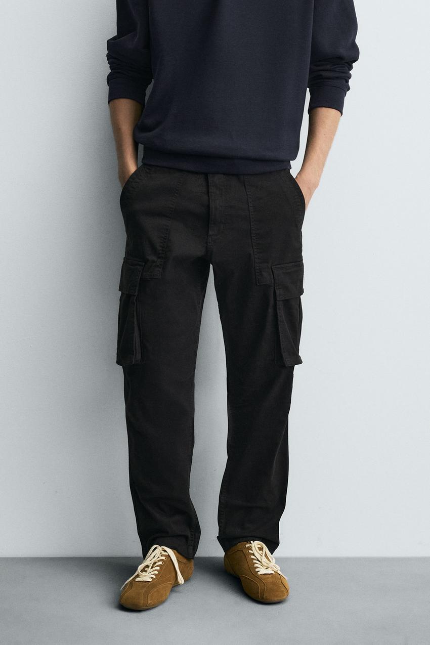 RELAXED FIT CARGO TROUSERS - Image 3