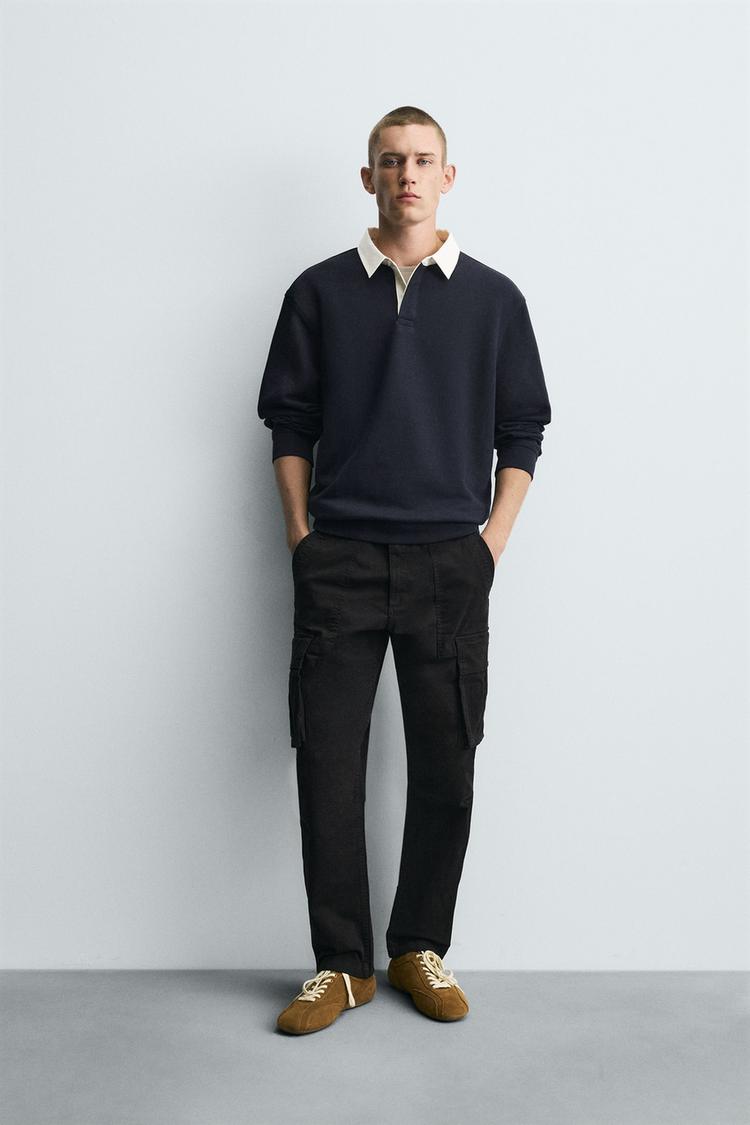 RELAXED FIT CARGO TROUSERS - Image 4