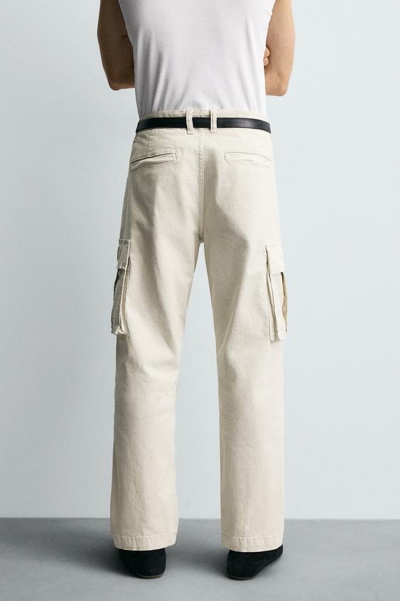 RELAXED FIT CARGO TROUSERS - Image 5