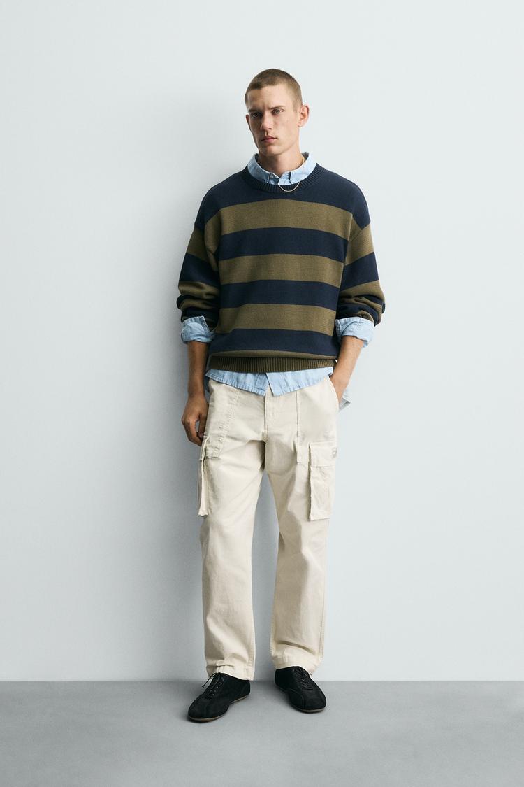 RELAXED FIT CARGO TROUSERS